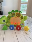Infantino Go Gaga Musical Light Up Turtle Shape Sorter Toy Complete Set. Fixed Price $20.00.