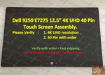 12.5" Lcd Screen Touch Display Assembly Dell Latitude 7275 4K LQ125D1JW31. Fixed Price $90.00.