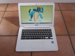 Red Asus Chromebook C300SA-DH02 Fresh Powerwash Good Screen Nocord Works. Fixed Price $37.00.