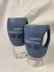 Pavilion Gift Company Blue Huggable Hand Warming 16 Oz Coffee Cup Mug. Fixed Price $24.99.