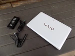 White Sony Vaio Series Laptop Pc SVE151D11L, Power Supply - Works. Fixed Price $150.00.