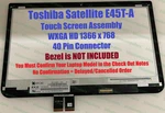 Toshiba Satellite E45T-A4300 14" Glossy Lcd Touch Screen Assembly. Fixed Price $100.00.