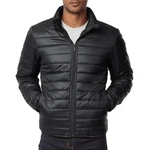 Men Down Puffer Jacket With Zipper Pockets Elastic Cuffs S-3XL Full Up. Fixed Price $29.99.