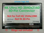 5D10M35107 13.9" Uhd Lcd Touch Screen Lenovo Yoga 910-13IKB 80VF 3840X2160. Fixed Price $153.00.