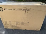 Hp Z27S 68, 4CM Ips Display Monitor - New In Box. Fixed Price $185.00.