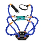 Helping Soldering Third Vise With 6 Flexible Arms Led Flashlight Magn. Fixed Price $43.79.