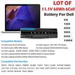 Lot Of T54FJ 8858X 7420 Battery For Dell Latitude E5420 E6420 E6430 E6520 60WH. Fixed Price $1370.00.