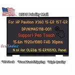 New Lcd Display Touch Screen Assembly W/bezel For Hp Pavilion X360 15-ER0056CL. Fixed Price $110.25.