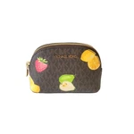 Michael Kors Jet Set Travel Medium Pouch Cosmetic Case Makeup Bag Brown. Fixed Price $64.25.