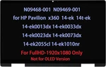 14" For Hp Pavilion X360 14T-EK 14-EK0013DX 14-EK0073DX Lcd Touch Screen. Fixed Price $119.00.