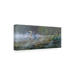 Trademark Fine Art Wrapped Canvas Wall - Wilhelm Goebel Quiet Cove Blue. Fixed Price $39.18.