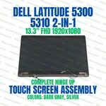 Dell Oem Latitude 5310 2-IN-1 13.3" Fhd Lcd Touch Screen Complete Assembly PW13P. Fixed Price $176.00.