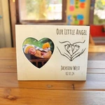 Custom Baby Heart Picture Congratulatory Frames. Fixed Price $22.49.