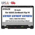 14IN For Asus Zenbook Flip UX461U Fhd Lcd Touch Screen Display Assembly. Fixed Price $119.00.