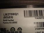 Lcd Screen Apple Imac 27" 661-6615 LM270WQ1-SDE3 LM270WQ1(SD)(E3) 2011. Fixed Price $704.63.