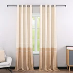 Vogol Chenille Jacquard Room Divider Curtains, Modern Linen Textured Window T.... Fixed Price $124.89.
