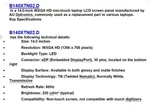 B140XTN02.D Hd 1366X768 Lcd Led Screen/display 30 Pin 14INCH Non-touch. Fixed Price $23.00.