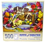 Bits And Pieces Precious Puppies Kittens Puzzle 500P Beagle White New. Fixed Price $24.99.