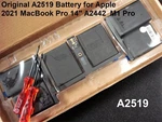 Oem A2519 Battery For 2021 Apple Macbook Pro 14" A2442 M1 MKGR3LL/A EMC3650. Fixed Price $59.75.