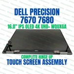 Dell Precision 7670 7680 16" Uhd+ Oled Touch Screen Assembly 0HTFMC. Fixed Price $500.00.