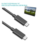 Usb Cable Cord For Dell C1422H Monitor 14" Fhd Lcd Led Portable 6MS 300 Work. Fixed Price $7.98.