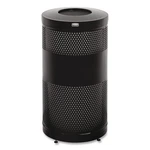 Rubbermaid Commercial S3ETBK 25 Gal. Classics Open Top Receptacle - Black New. Fixed Price $615.00.
