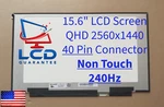 Lg LP156QHG-SPV1 Qhd 240HZ Lcd Laptop Screen 15.6" Non Touch Pin Panel. Fixed Price $113.99.