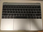 Apple Macbook 12" A1534 2016 Palmrest Space Grey 661-04882. Fixed Price $37.00.