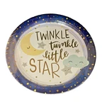 3 Pk 8 Twinkle Little Star 10.5" Paper Plates Party Baby Shower Birthday. Fixed Price $12.99.