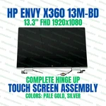 Hp Envy X360 13M-BD0023DX 13" Glossy Lcd Fhd Complete Touch Screen Assembly. Fixed Price $372.87.