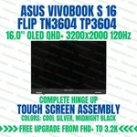 Asus Vivobook Flip TP3604 16" Touch Screen Lcd Display Complete. Fixed Price $536.51.