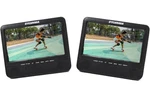 Sylvania SDVD7751 7" Dual Screen Lcd Portable Player. 2 Car Mounting Straps. Fixed Price $64.95.
