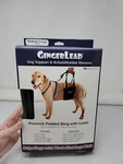 Gingerlead Dog Rear Support Sling Harness M/lg Unisex Black. Fixed Price $49.99.