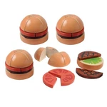 Constructive Playthings Wooden Fraction Burger Set Preschool Math Toys & Wo.... Fixed Price $79.10.