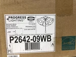 Progress Lighting 3-LIGHT Brushed Nickel Kit For Ceiling Fan (open). Fixed Price $34.99.