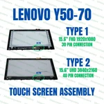 Uhd Display Touch Lcd Screen Panel Assembly 3840X2160 Lenovo Y50-70 20349. Fixed Price $152.55.