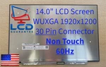 Lenovo 21SG000GUS 14" Wuxga 60HZ Non Touch Laptop Lcd Screen. Fixed Price $73.14.