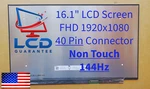 Hp N81453-001 16.1" 144HZ Fhd Non-touch Lcd Screen Replacement. Fixed Price $94.99.