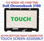 11.6" NV116WHM-T11 Dell Chromebook 3100 Lcd Touch Screen Bezel Assembly. Fixed Price $80.00.