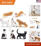 Educational Figurines Toy Set - 8PCS For Imaginative Play And Learning. Fixed Price $20.07.