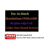 16.0'' Fhd+ 144HZ Lcd Screen For Lenovo NE160WUM-NX3 V8.0 5D11J74773 SD11J74774. Fixed Price $85.00.
