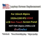 For Lenovo 16IAH7 Csot MNG007JA1-4 Wuxga Laptop Led Lcd Screen 5D11F50177 New. Fixed Price $72.43.