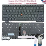 New Us Backlit Keyboard For Lenovo Thinkpad X13 Gen Type 20WK 20XH 20XJ. Fixed Price $36.99.