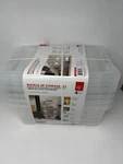 Iris Buckle-up Storage Set Clear 12.9QT 4 Pack. Fixed Price $29.99.