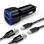 Car Charger Adapter For Samsung Galaxy A15 5G A14 A13 A55 A54 A53 A20 A21 A10.... Fixed Price $17.06.
