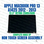 Apple Macbook Pro Retina A1425 Late 2012 Early 2013 Lcd Screen Assembly P9. Fixed Price $297.67.