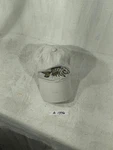 Beige Fish Skeleton Bone Embroidered Baseball Cap By. Fixed Price $14.00.