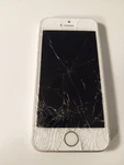 Apple Iphone 5S Model A1453 Pin Locked Cracked Screen. Fixed Price $11.95.