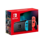 Nintendo Switch With Neon Blue And Red Joy Con - Japan Import Us Plug. Fixed Price $294.99.