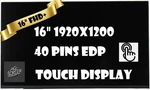 Lg SPD1 LP160WUA(SP)(D1) Lcd Touch Screen 16" Fhd+ On-cell 40 Pin Panel. Fixed Price $108.00.